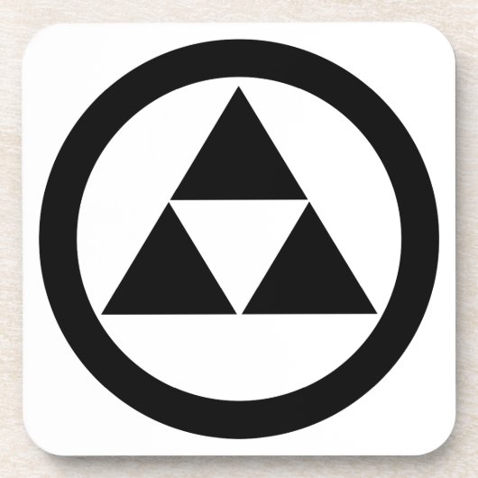 Drei Kreiswaagen Untersetzer (Vorderseite)