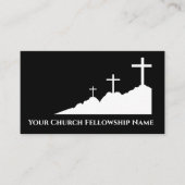 Drei Kreuze auf dem Mound Logo2 Pfarrkirche Visitenkarte (Vorderseite)