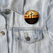 Drei Kreuze Christliche Kirche Button (Beispiel)