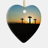 Drei Kreuze Keramikornament (Rechts)