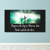 Drei Kreuze Leinwanddruck (Insitu (Holzboden))