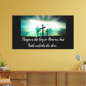 Drei Kreuze Leinwanddruck (Insitu (Wohnzimmer))