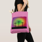 Drei Kreuze leuchten Tasche (Von Nahem)