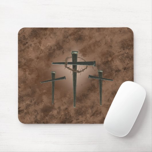 Drei Kreuze Mousepad (Mit Mouse)