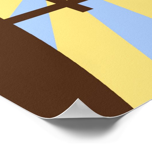 Drei Kreuze Poster (Ecke)