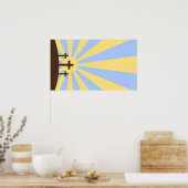 Drei Kreuze Poster (Küche)