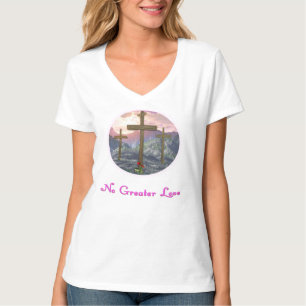 Drei Kreuzungen Christlicher T - Shirt