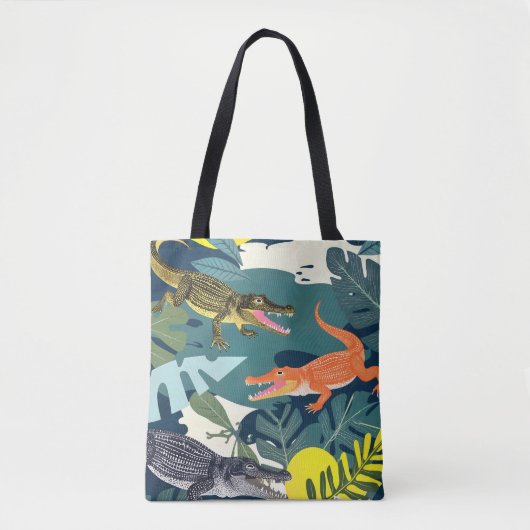 Drei Krokodile Tasche (Vorderseite)