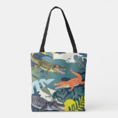 Drei Krokodile Tasche (Rückseite)
