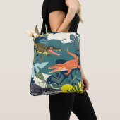 Drei Krokodile Tasche (Von Nahem)