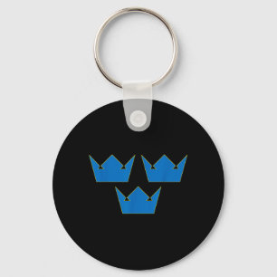 Drei Kronen TRE KRONOR Schweden Symbol Schwedisch Schlüsselanhänger