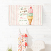 Drei Kugeln Spaß 3. Geburtstagsfeier Banner (Insitu)