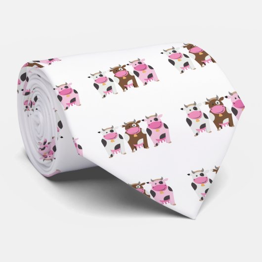 Drei Kühe Krawatte (Gerollt)