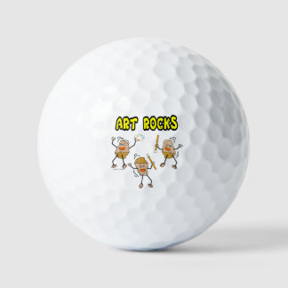 Drei Kunstrocks Golfball