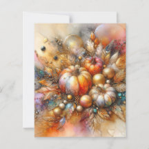 Drei Kürbis Herbst Scrapbook Papier