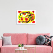 Drei Kürbis Leinwanddruck (Insitu (Wohnzimmer))