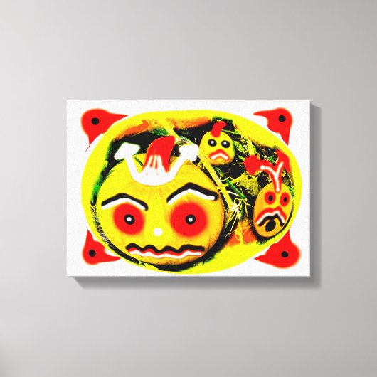 Drei Kürbis Leinwanddruck (Vorderseite)