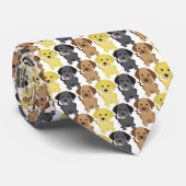 Drei Labrador-Retriever Krawatte (Gerollt)
