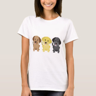 Drei Labrador Retrievers T-Shirt