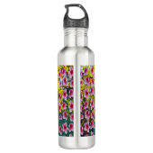 Drei Labrador Welpen Öl gestrichen, Edelstahlflasche (Rückseite)