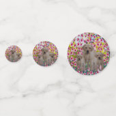 Drei Labrador Welpen Öl gestrichen, Konfetti (Vorderseiten)