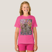 Drei Labrador Welpen Öl gestrichen, T-Shirt (Vorne ganz)