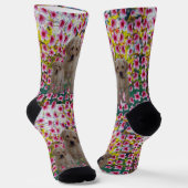 Drei Labrador Welpen Ölfarbe, Crew Socken (Gewinkelt)