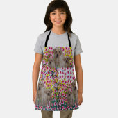 Drei Labrador Welpen Ölfarbe, Kinder Schürze (Insitu)