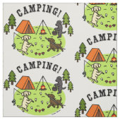 Drei Labradors Camping Fabric Stoff (Muster)