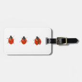 Drei Ladybirds 2013 Gepäckanhänger (Vorderseite horizontal)