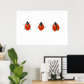 Drei Ladybirds 2013 Poster (Heimbüro)