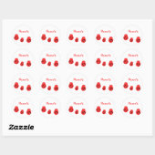 Drei Ladybugs - individuell anpassbare Sticker (Blatt)
