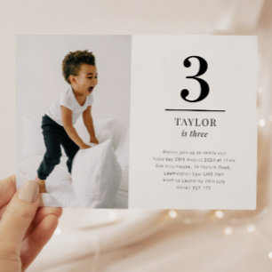 Drei Landschaftsfoto-Einladung Einladung