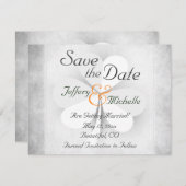 Drei Leaf Clover Irish Wedding Save The Date (Vorne/Hinten)