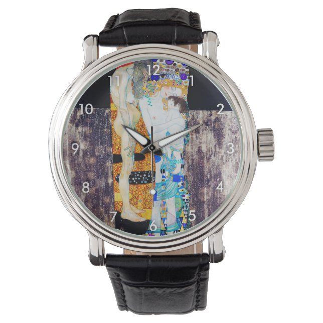 Drei Lebensjahre, Gustav Klimt Armbanduhr (Vorderseite)