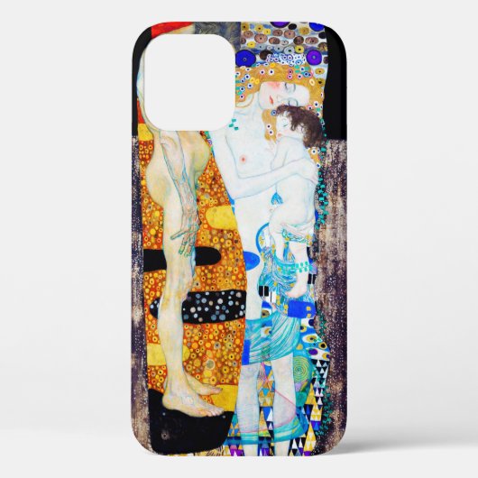 Drei Lebensjahre, Gustav Klimt Case-Mate iPhone Hülle (Rückseite)
