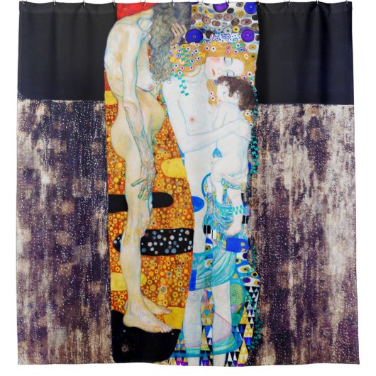 Drei Lebensjahre, Gustav Klimt Duschvorhang (Vorderseite)