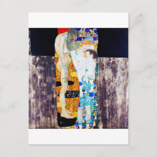 Drei Lebensjahre, Gustav Klimt Postkarte