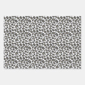 Drei Leopard-Prints Geschenkpapier Set (Vorderseite 3)