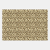 Drei Leopard-Prints Geschenkpapier Set (Vorderseite)