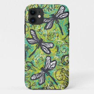 Drei Libellen, Kunst-Fall für das iphone 5 11 Hülle