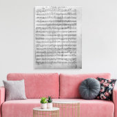 Drei Lieder Leinwanddruck (Insitu (Wohnzimmer))
