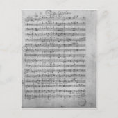 Drei Lieder Postkarte (Vorderseite)