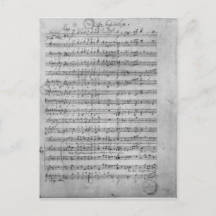 Drei Lieder Postkarte