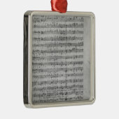 Drei Lieder Silbernes Ornament (Rechts)