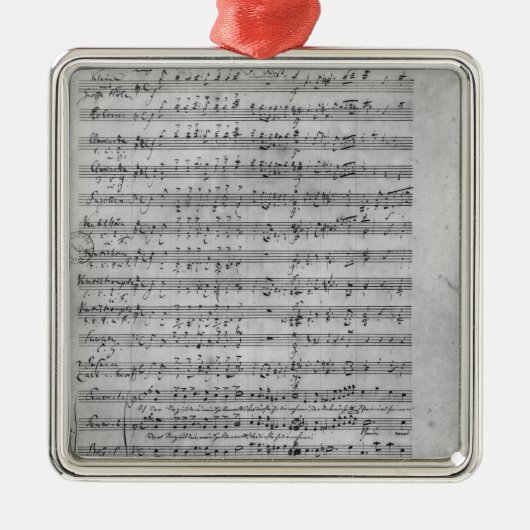 Drei Lieder Silbernes Ornament (Vorne)