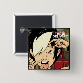 Drei Lieferung Tobey Knopf Button (Vorne & Hinten)