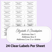 Drei Linien transparent löschen Aufkleber