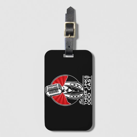 Drei Links Offerte Gepäckmarke Gepäckanhänger (Vorderseite Vertikal)