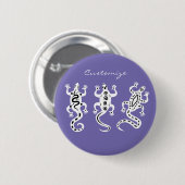 Drei Lizards Thunder_Cove Südwest Style Button (Vorne & Hinten)